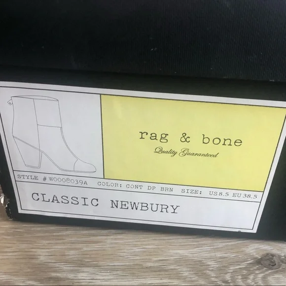 Rag and Bone Contemporary Classic Newbury Heeled Boots - Picture 8 of 13